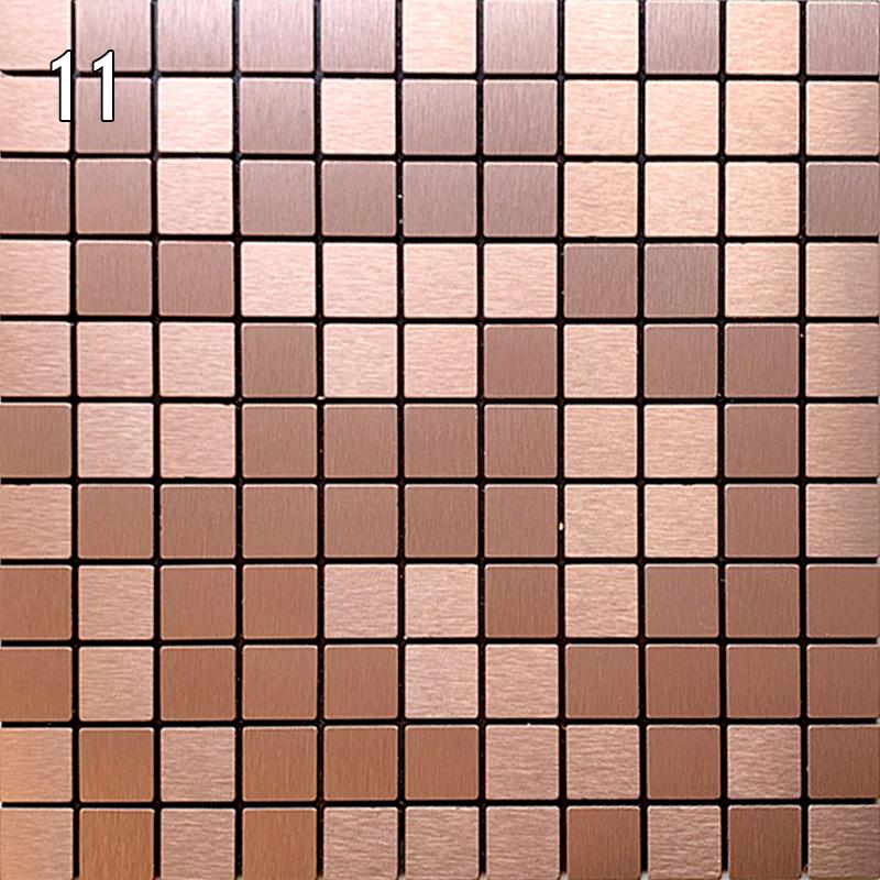 Наклейка на стену из металлической мозаики в европейском стиле, самоклеящаяся настенная плитка, фартук для гостиной, фон для телевизора, настенный декор, мозаичная палочка