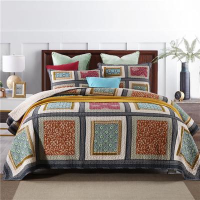 Лоскутное одеяло для двуспальной кровати в американском стиле в стиле кантри, хлопковое покрывало, стеганое двустороннее одеяло ручной работы с кондиционером, летнее тонкое одеяло