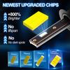 Roadsun 2 шт. Сверхяркие фары H1 Дальний/Ближний свет 28000 лм 6500K Белые лампы 180 Вт Чипы CSP Дальность освещения 200 м