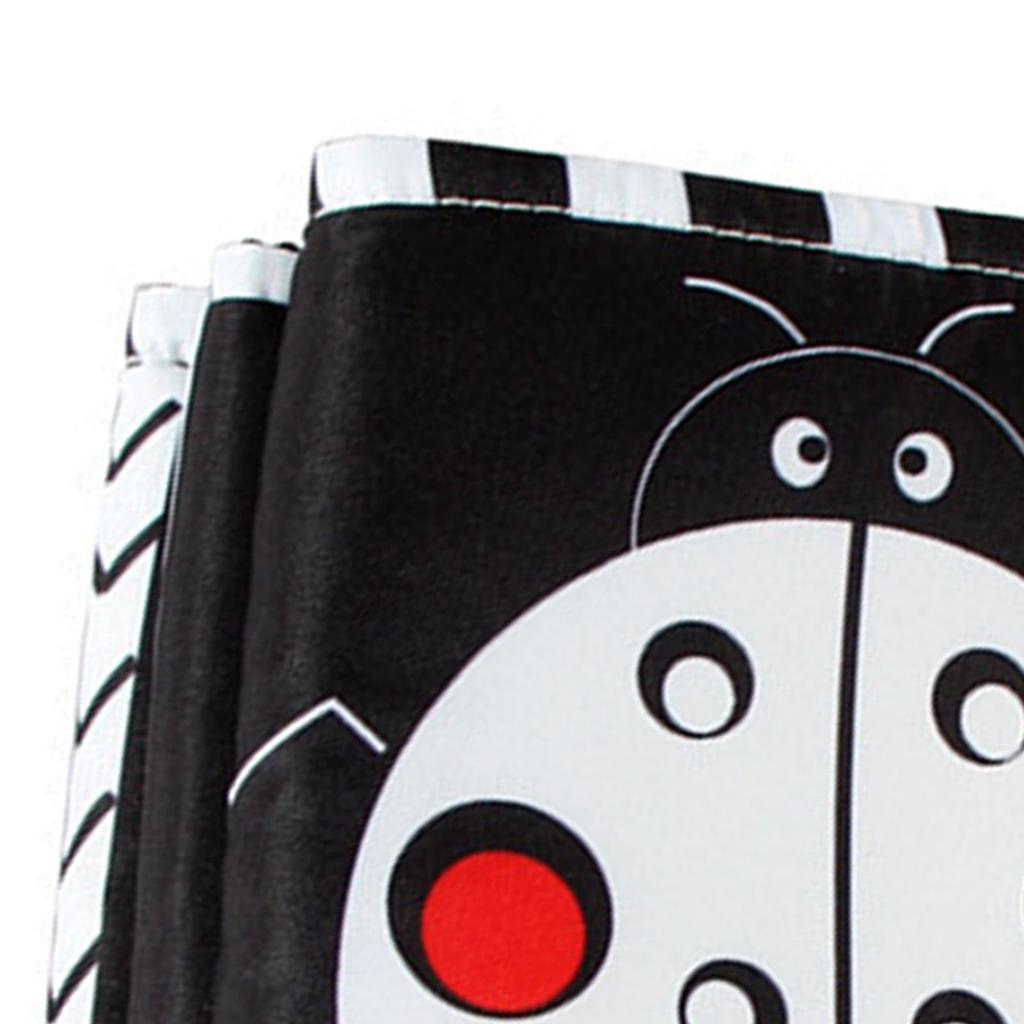 Black White High Contrast Soft Book High Contrast Baby Toys Baby Soft Book for Early Education