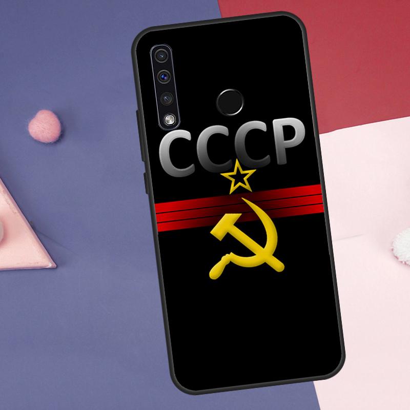 Soviet Union USSR Flag Case For Huawei Nova Y72 Y73 Y70 Y90 Y60 Y61 Y91 12s 12i 11i 8i 9 10 SE P30 P40 Lite P60 Pro