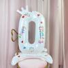 32inch Standing Number Balloons 0-9 White Crown Birthday "Happy Birthday" Balloons Birthday Party Celebration Decoration MIT