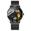 SVJ RS8 Wheel Watch Men's Stereo Brake Hollow Dial Sports Car Modified Black Technology Waterproof