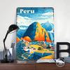 Peru Travel Art Tin Plaque Poster Customized Wall Art Retro Vintage Metal Signs for Man Cave Office Decor Room Decoration Cozy