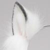 Headband Furry Wolf Ear Cosplay Prop Head Decoration Elastic Anti-slip Contrast Color Unisex Halloween Party Masquerade Headband