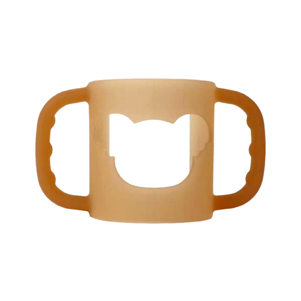 Secure Grip Handle Sleeve Child Friendly Bottle Holder Case Attachment Infant Feeding Bottle Accessory Easy Transition