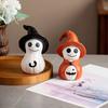 Halloween Ornament Smile Ghost Resin Figurines Halloween Table Shelf Office Desktop Home Garden Decoration