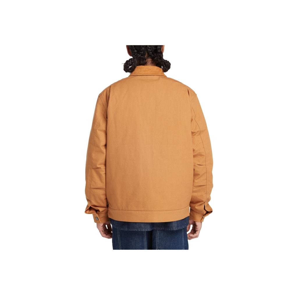 Timberland Однотонная повседневная теплая хлопковая куртка с несколькими карманами, мужская куртка цвета пшеницы A2A48-P47
