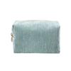 Women's Corduroy Cosmetic Pouch Portable Maleup Handbags Travel Toiletry Storage Bag