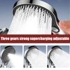 Showerhead 3 Modes Shower for Bathroom Items Large Panel Accessories Knobs Showers Replete Portable Heads Parts Fixture Home