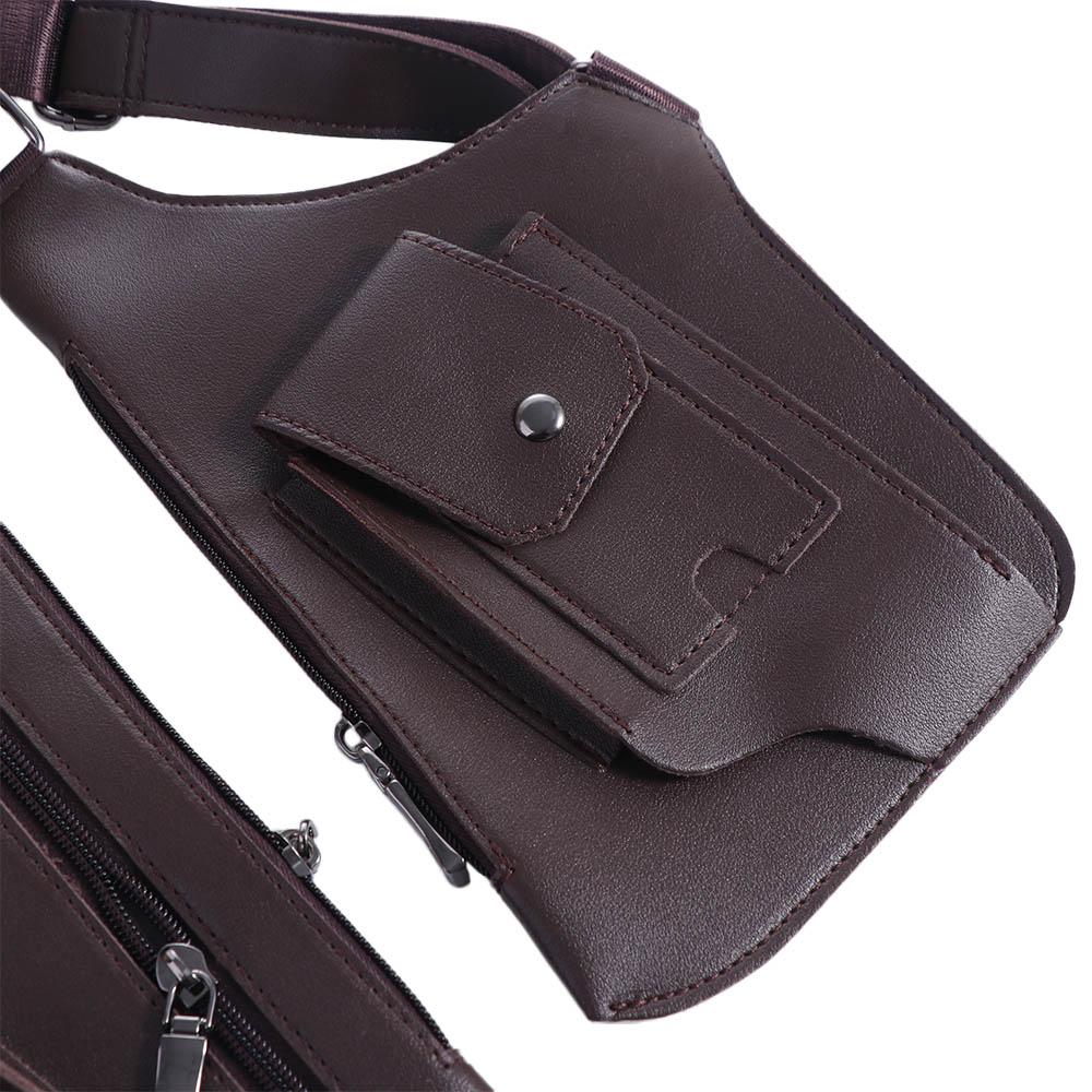 Luxury Mobile Phone Purse Vintage Shoulder Harness Bag Chest Bag Underarm Strap Wallet Pocket  Pack