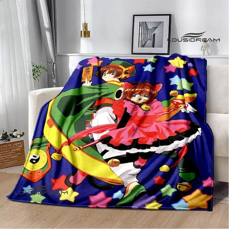 Card Captor Sakura Cartoon blankets fashion blankets Warm Flannel Soft Comfortable Blanket Home Travel Blanket Birthday Gift