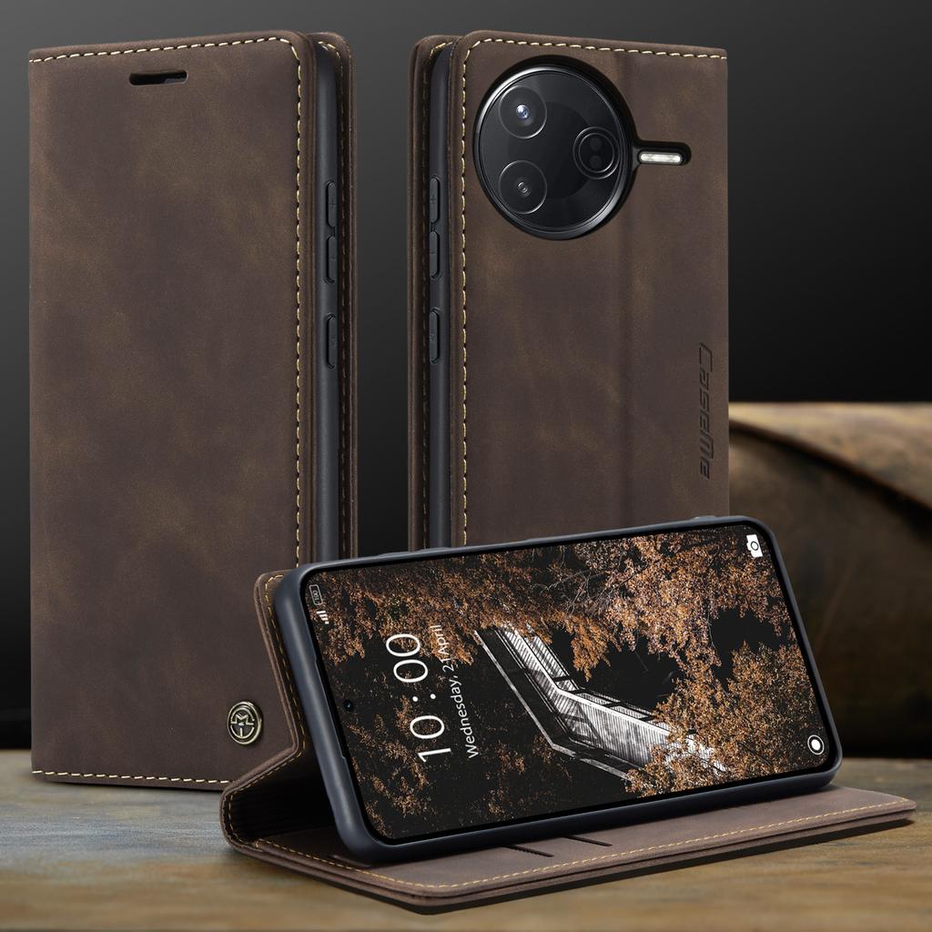 For Xiaomi Poco F7 Ultra 5G/Xiaomi Poco F7 Pro 5G Wallet Case CASEME 013 Series PU Leather Phone Cover Stand