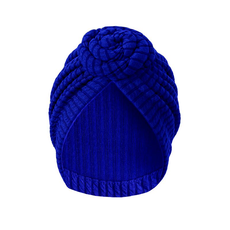 1PC Women Headscarf Breathable Decor Headwrap Fashion Solid Color Elegant Turban Hat Top Flower Sunscreen Hijab