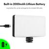 Pocket RGB Video Light LED Fill Light 2500K 9000K Dimmable 20 Lighting Effects Built in Battery with Cold Shoe Mount