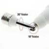180 Degree LED Light Socket Converter Flexible Screw Extension Lamp Holder LED Light Adapter  Home