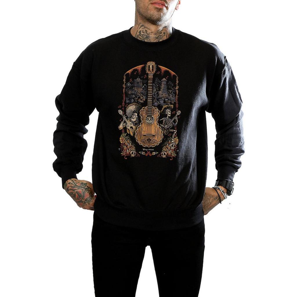Disney Mens Coco Guitar Cotton Sweatshirt