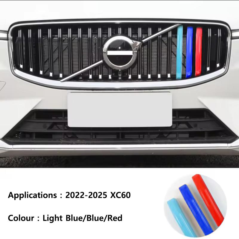For Volvo S60 S90 XC40 XC60 XC90 V60 V90 modified grille T5 Swedish style decorative strip Interior automotive supplies Decorative