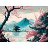 Frame DIY Painting By Numbers Nature Landscape Acrylic Paint By Numbers Kits For Adults Picture Drawing Wall Decor