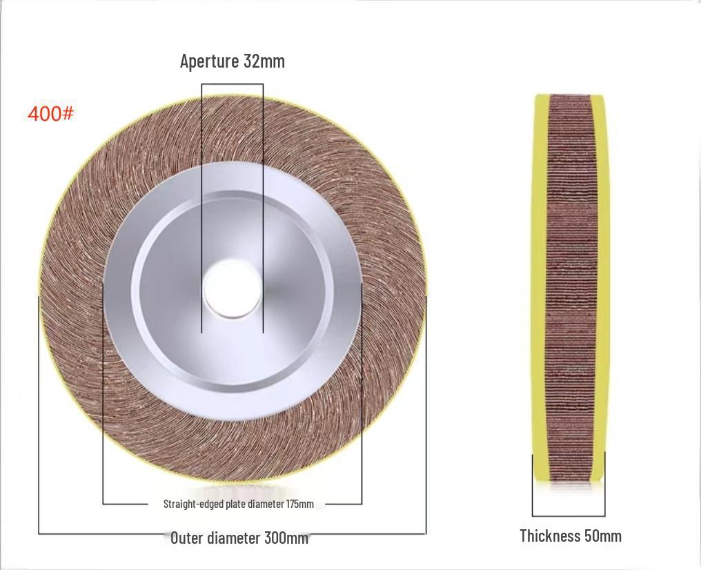 Red Sand Polishing Wheel: Anti-Adhesion Alumina Abrasive Cloth for Stainless Steel Grinding