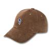 DOLPHIN WAVE APPAREL Dolphin Embroidered Wappen Corduroy Ball Cap_123821CM