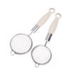 1/3Pcs Fine Mesh Flour Sieve 304 Stainless Steel Colander Juice Soybean Milk Filter Plastic Handle Oil Strainer Spoon Utensils