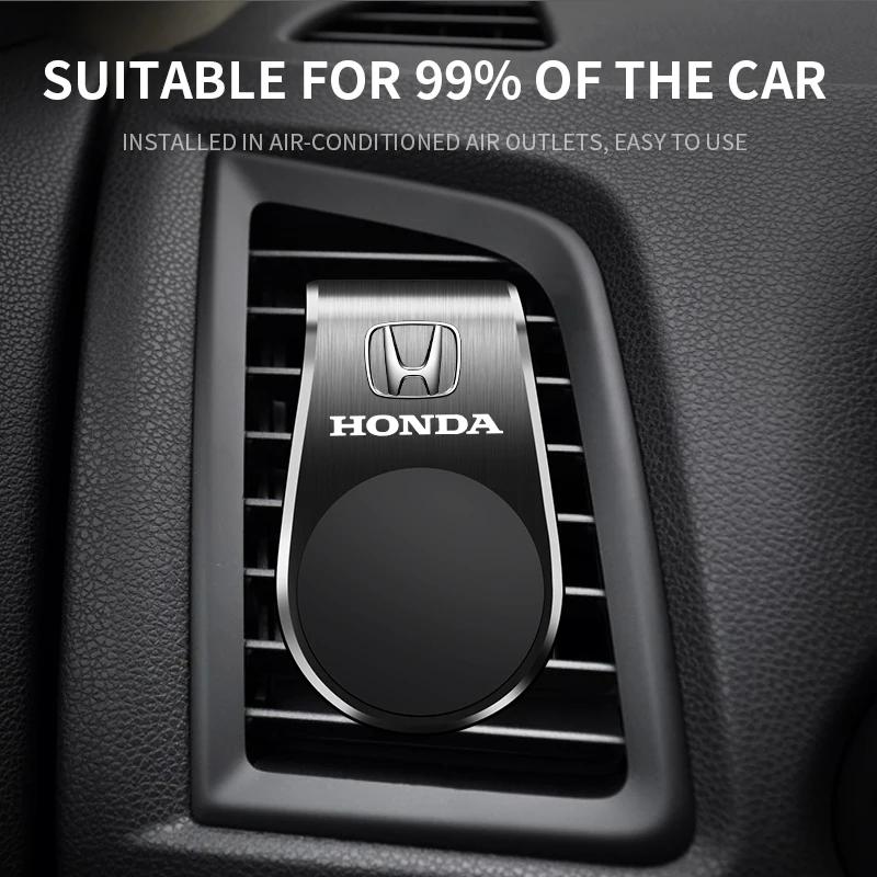 CMEAH1 Magnetic L-Type Universal Phone Holder in Car Phone Stand Clip For Honda Civic Fit Jazz Accord Pilot CRV Odyssey Passport