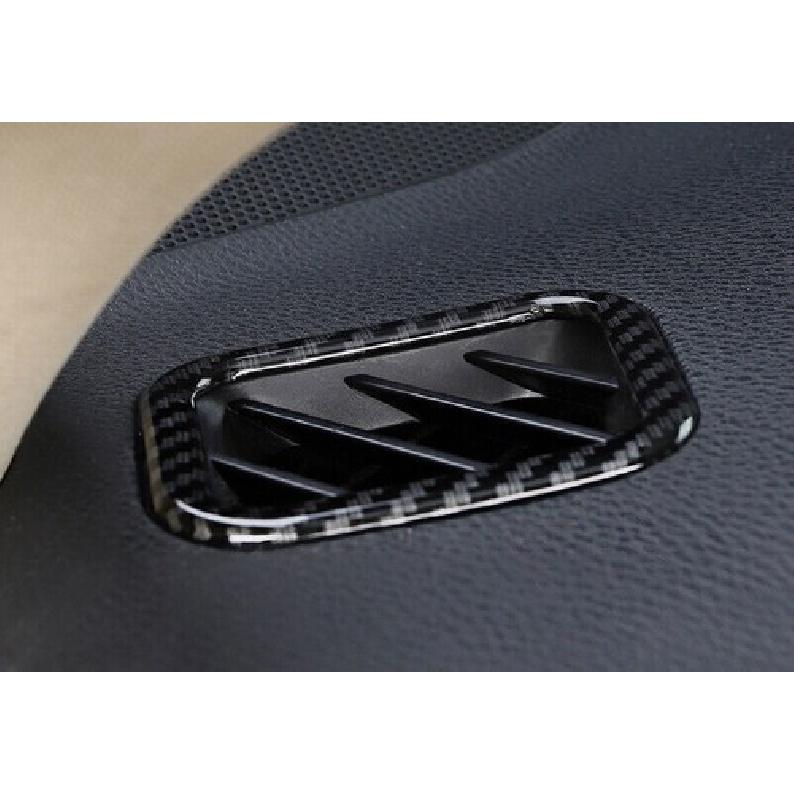 For Toyota Highlander 2014- Carbon Fiber Dashboard Side Vent Overlay Cover