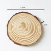 7/9/10/12cm Natural Pine Round Unfinished Wood Slices Circles With Tree Bark Log Discs DIY Crafts Wedding Party Painting Coaster
