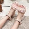 Kids Sandals for Girls Summer Sweet Princess Causal Bowtie Roman Sandals Fashion Children Gladiator Sandals Pearl Ankle Strap