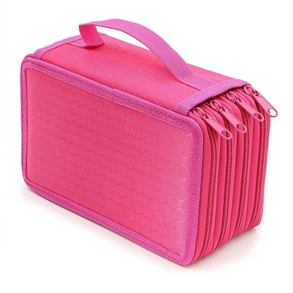 2/3/4 Layers Pencils Case Large Capacity Pen Pouch Multifunction School Stationery Bag Drawing