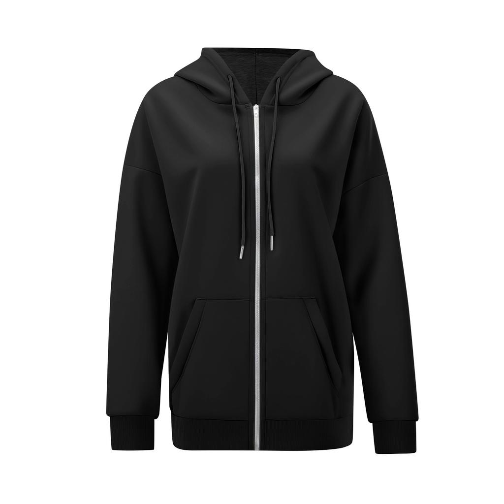 Womens Zip Up Hoodies Oversized Sweatshirts Fall Fashion Outfits Casual Jackets