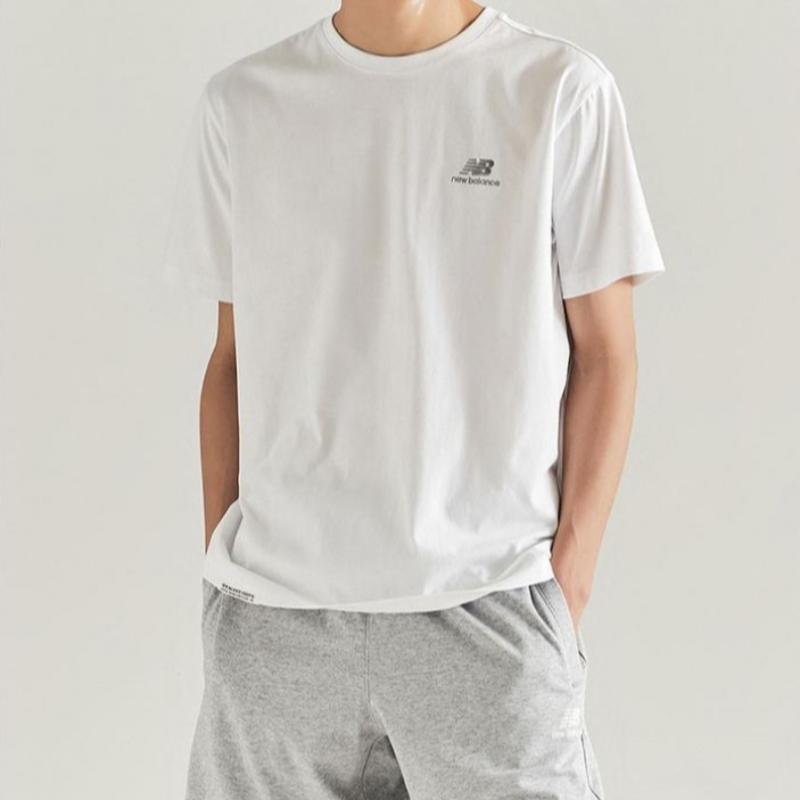 New Balance Футболка с коротким рукавом и небольшим логотипом Uni Essential Nbned21013