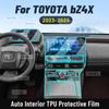 Внутренняя TPU для TOYOTA bZ4X 2024 2025 Защитная пленка Покрытие Анти-царапина Панель коробки передач Экран навигации Автомобильная ПЛЕНКА