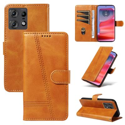 Чехол-книжка из кожи с тиснением и линиями для Xiaomi Redmi Note 14 Pro Plus Note14 5G 14Pro 13 Pro+ 13pro Redmi 14C 4G 14R Cards Solt Wallet Book Stand Shell