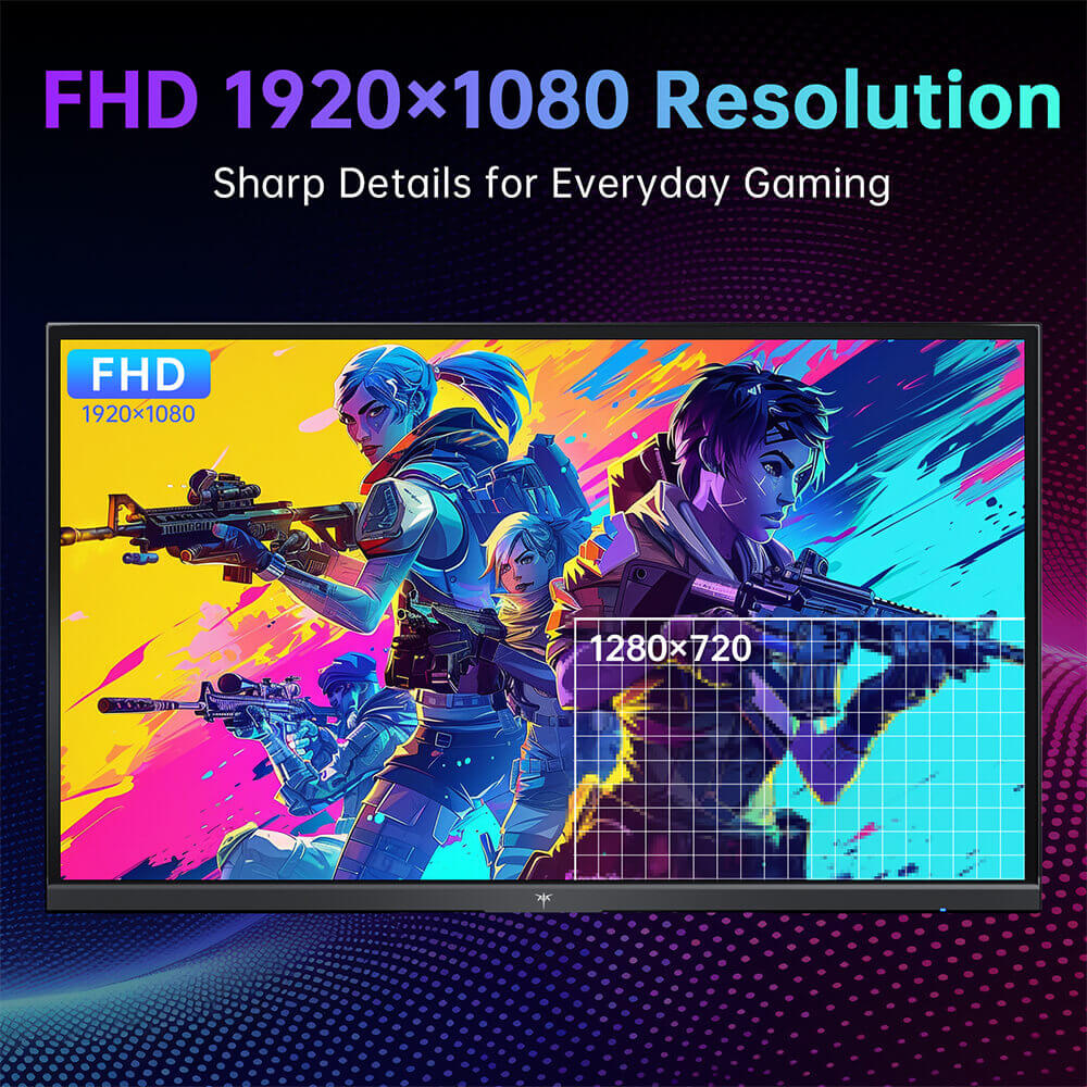 Игровой монитор KTC H24B9S-2 23.8" 144 Гц, Быстрая IPS FHD 1080p, 113% sRGB, Низкий уровень синего света, Крепление VESA, HDMI/VGA, Дисплей для домашнего офиса и игр
