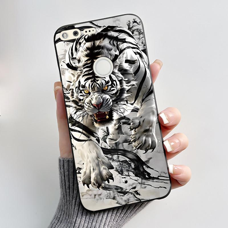 Роскошный Милый Кролик Любовь Мультяшный Забавный Чехол Для Google Pixel XL Pixel1 1 XL Черный Силиконовый Мягкий Чехол Для Телефона Защитная Задняя Крышка
