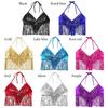 Tassel Sequin Dance Wear Halter Bra Belly Dance Bra Show Costumes Performance Top