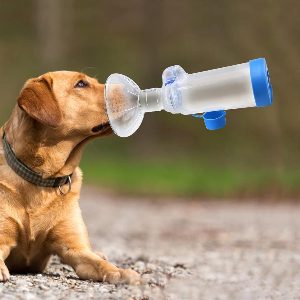 Ручной небулайзер для кошек и собак для лечения проблем с дыханием Маска-небулайзер для кошек и собак Портативный ручной ингалятор Spacer