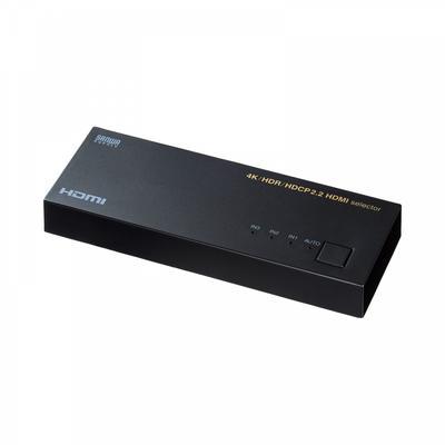 SANWA SUPPLY HDMI-коммутатор, совместимый с 4KHDRHDCP2.2 (3 входа1 выход) SW-HDR31LN