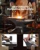 Single Horn Anvil 55lbs Cast Steel Anvil Round Horn Anvil for Blacksmiths