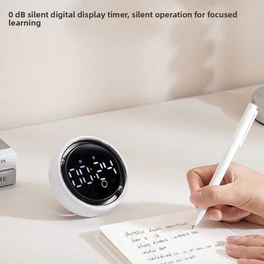 Voice Controlled Magnetic Kitchen Timer LED Display Manual Countdown Timer Rotary Timer  Office