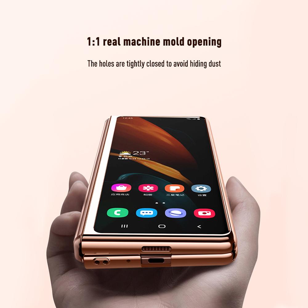 Прозрачный передний и задний складной защитный чехол для Samsung Galaxy Fold4 5g Z Fold 4 Zfold4, чехол с покрытием, жесткий бампер, чехол