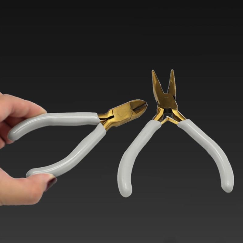 Тонкогубцы, длинногубцы для изготовления ювелирных изделий, обмотки леской, рукоделия, маленькие тонкогубцы с ручкой.