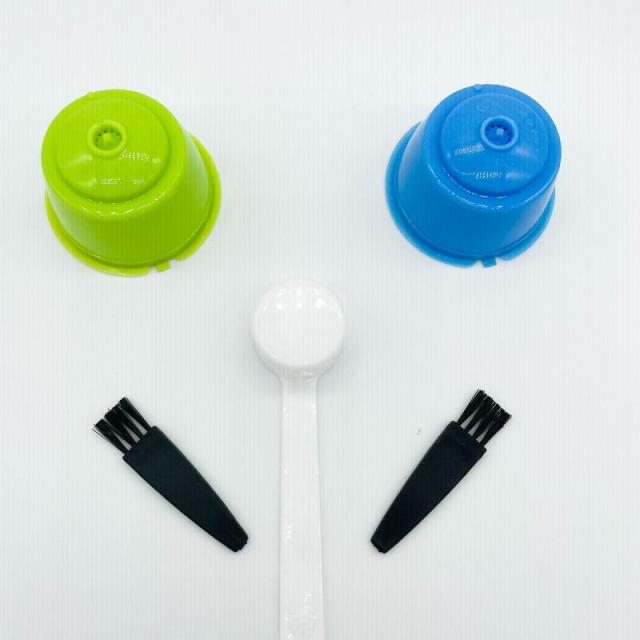 Многоразовые кофейные капсулы, фильтр-чашка для Nescafe Dolce Gusto, многоразовые колпачки, ложка-кисть, фильтр-корзины, мягкий вкус, сладкий