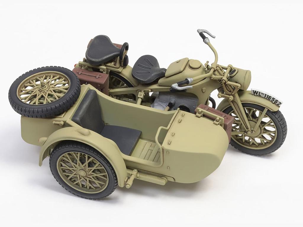 TAMIYA Military Miniature Series German Military Sidecar KS600 Plastic Model 35384 1/35 No.384