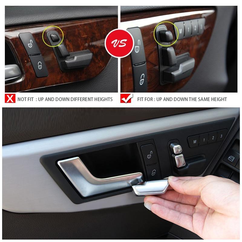 Кнопка регулировки бокового сиденья автомобиля, крышка, накладка для Mercedes Benz BCE CLS GLK GL ML Class W204 W212 W246 X204 W166 X166