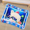 Summer Cooling Pet Water Bed Water Sensory Playmat with Fish Water Sensor Play Mat Tummy Time Water Play Mat for Bored Cats
