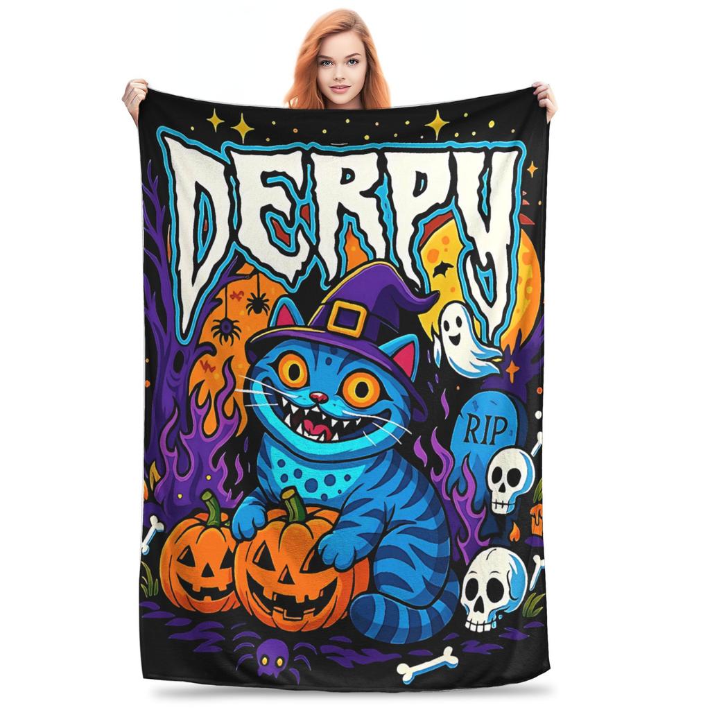 Saja Boys  Kpop Hunter Halloween Blankets Quality Soft Warm  Bedding Throws Autumn Girls Boys Couch Bed Street Trend Bedspread