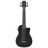KALA UBass Journeyman Ukulele Bass, Mahogany Body, Roundwound Strings, Black, UBASS-JYMNBKFS-20_06, Successor To the UBASS-JYMN-BK-FS (Case Included)